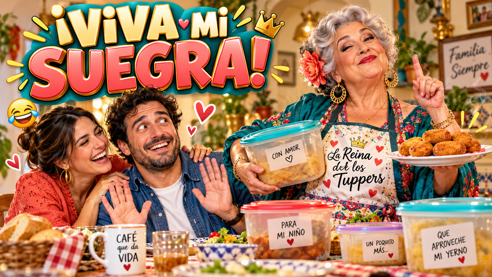 Portada de ¡Viva mi suegra!